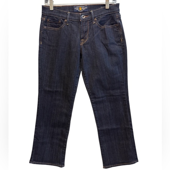 Lucky Brand Women’s Dark Wash Sweet N Crop Jeans | Size 4 - Picture 2 of 11